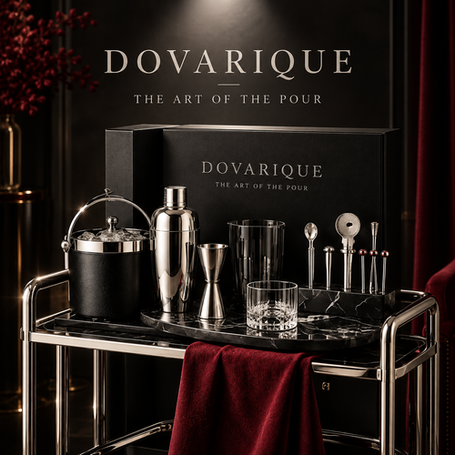 Dovarique®| Maison Bar Cart Set
