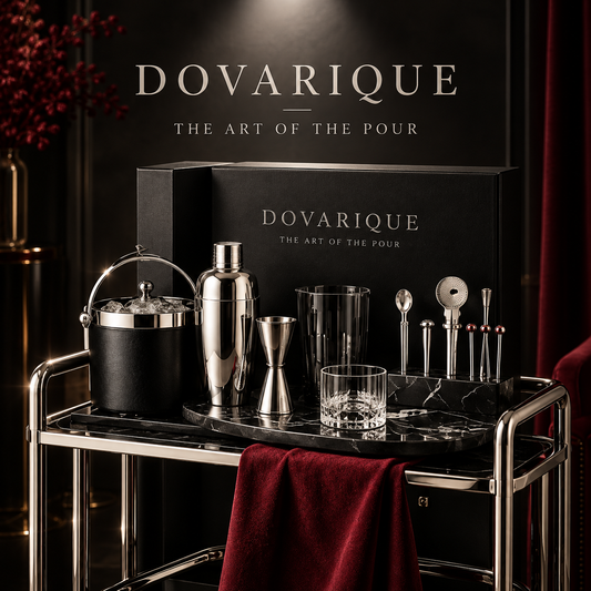 Dovarique®| Maison Bar Cart Set