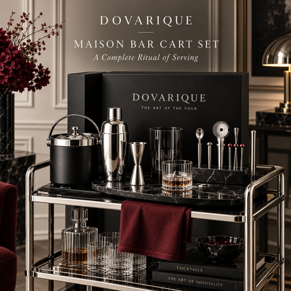 Dovarique®| Maison Bar Cart Set