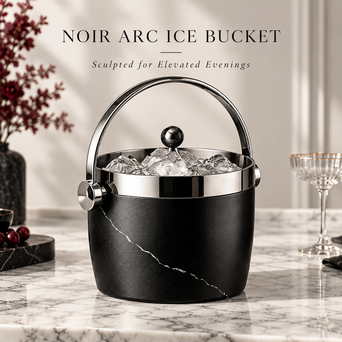 Dovarique®| Noir Arc Ice Bucket