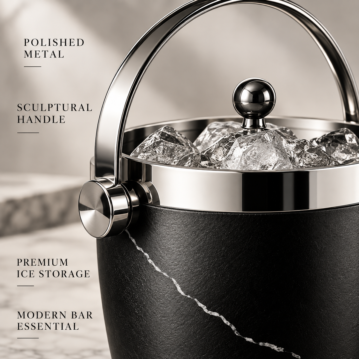 Dovarique®| Noir Arc Ice Bucket