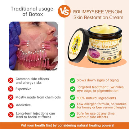 💥💥Official Brand Shop丨Rolimey® Bee venom Pro Comprehensive Cream—Tightening for Skin Types