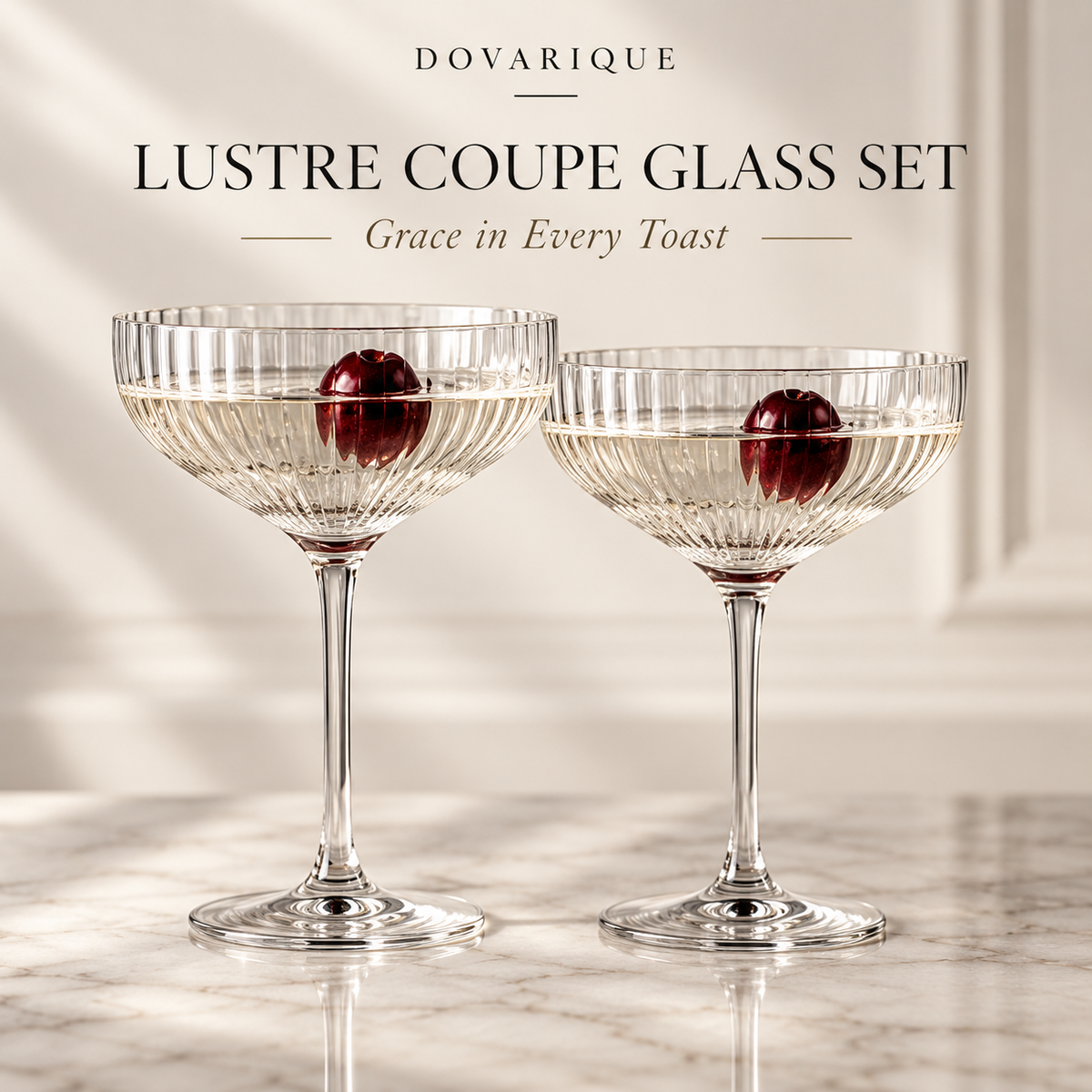 Dovarique®| Vela Mirror Cocktail Shaker
