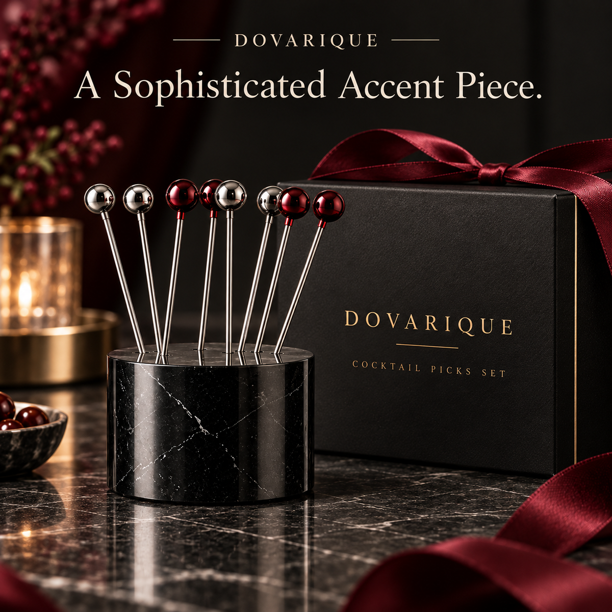 Dovarique®| Céleste Cocktail Picks Set