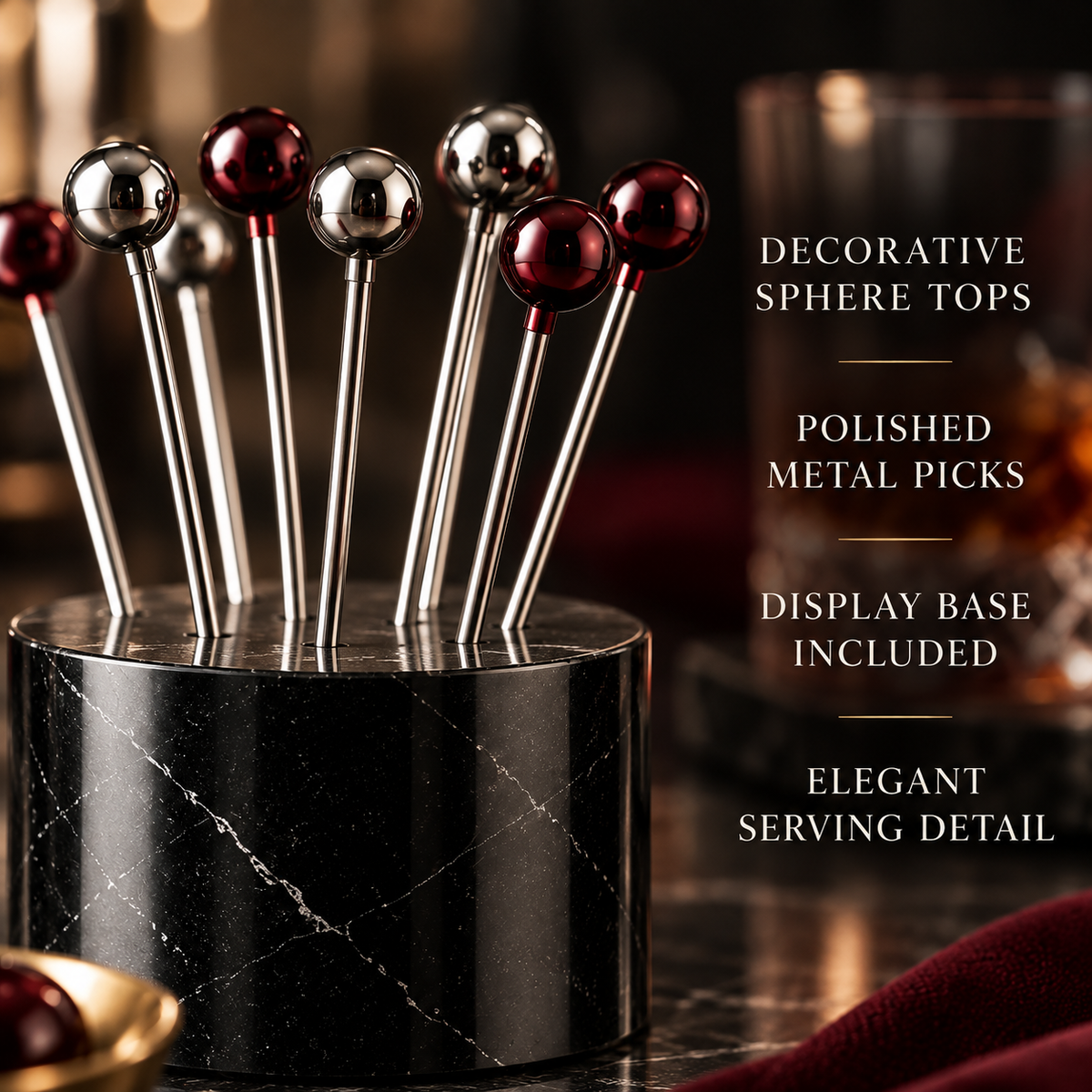 Dovarique®| Céleste Cocktail Picks Set